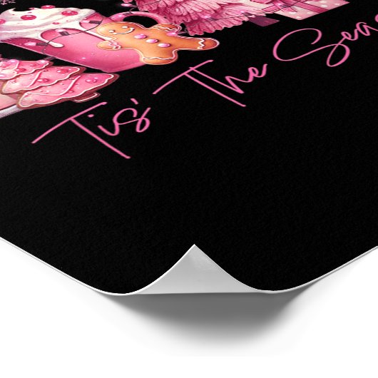 シーズンインククリスマスコーヒーCラテドリンクO ポスター (角)