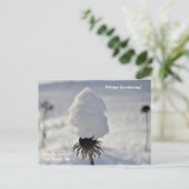 シーズンウィンターガーデンアップノースホリデイ ポストカード (スタンド正面)