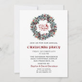 シーズンウィンターリースクリスマスパーティー 招待状 (正面)