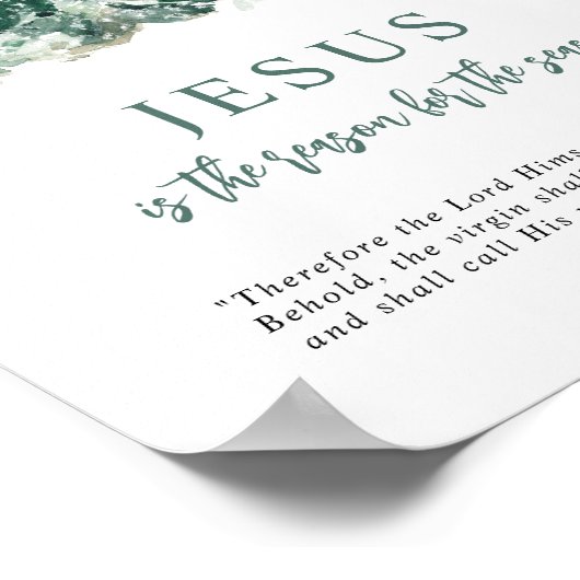 シーズンウォーターの木の理由 ポスター (角)