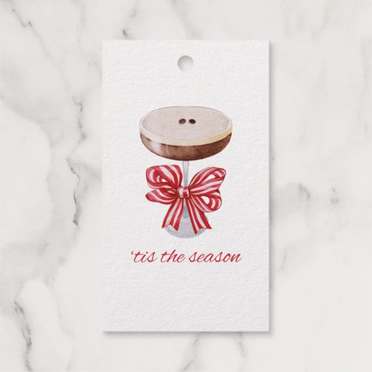 シーズンエスプレッソマルティーニラベル ギフトタグ (裏面)