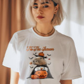 『シーズンカピバラおもしろいハロウィーン トライブレンドＴシャツ