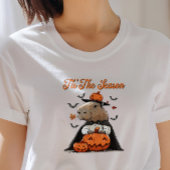 『シーズンカピバラおもしろいハロウィーン トライブレンドＴシャツ