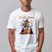 『シーズンカピバラおもしろいハロウィーン Tシャツ