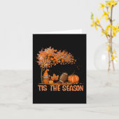 シーズンカボプキンスパイスフットボール紅葉 カード (黄色い花)