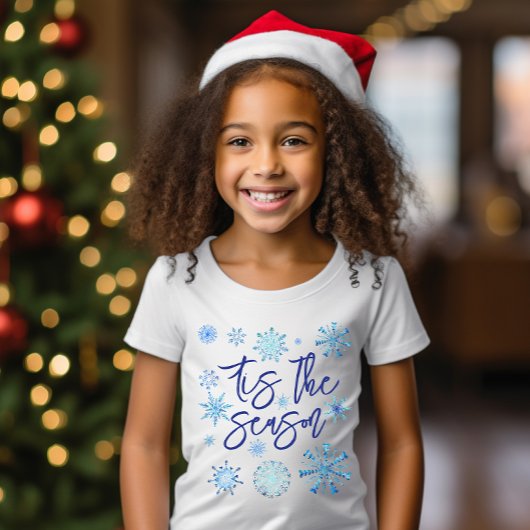 シーズンキッド青雪片 トドラーTシャツ