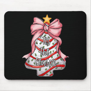 シーズンクリスマスツリーケーキDebbie Pink Co マウスパッド