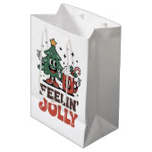 シーズンクリスマスツリーサンタハットコーヒー ミディアムペーパーバッグ (正面アングル)