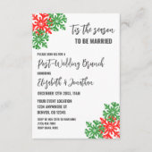 シーズンクリスマスブ結婚ランチ エンクロージャーカード (正面)