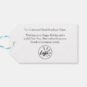 シーズングリーズカスタムラベルブランドクリスマスプレゼント ギフトタグ (裏面横)