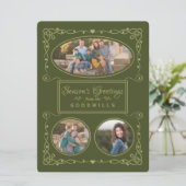 シーズングリーティングカスタムの写真と名刺 シーズンカード (スタンド正面)