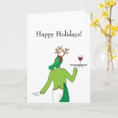 シーズングリーティングカードに乾杯 カード (黄色い花)