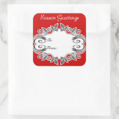 シーズングリーティングギフトラベル スクエアシール (バッグ)