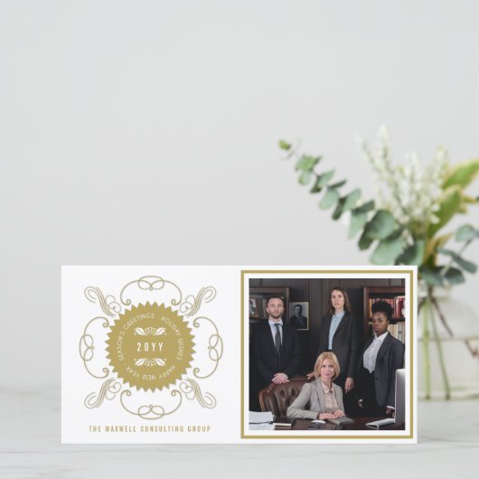 シーズングリーティングクラシックシール写真事業 シーズンカード (スタンド正面)