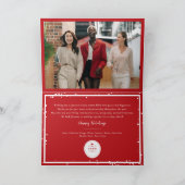 シーズングリーティングクラシックシール写真事業 シーズンカード (内部)