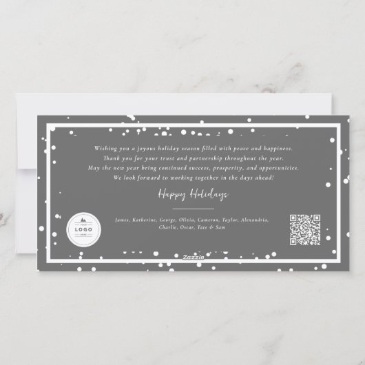 シーズングリーティングクラシックシール写真事業 シーズンカード (裏面)