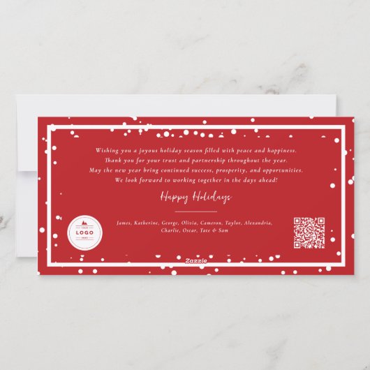 シーズングリーティングクラシックシール写真事業 シーズンカード (裏面)