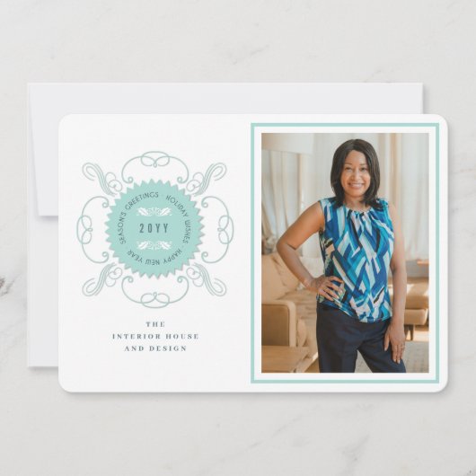 シーズングリーティングクラシックシール写真事業 シーズンカード (正面)