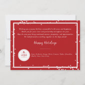 シーズングリーティングクラシックシール写真事業 シーズンカード (裏面)