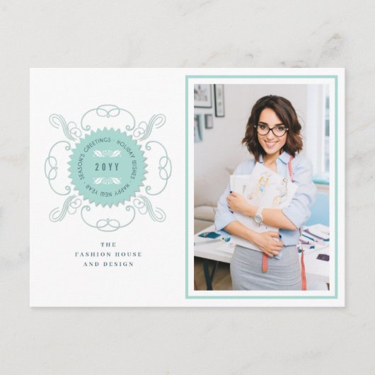 シーズングリーティングクラシックシール写真事業 シーズンポストカード (正面)