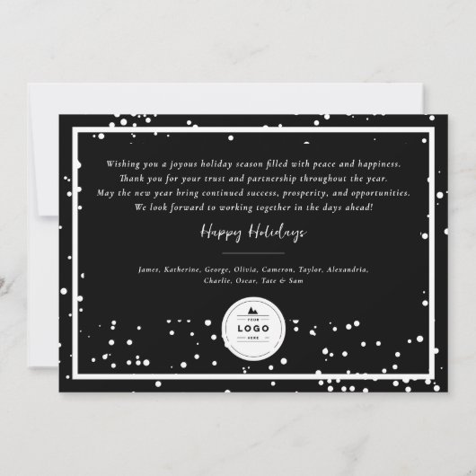 シーズングリーティングクラシックシール写真事業 招待状 (裏面)