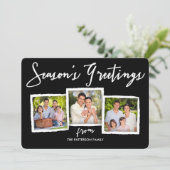 シーズングリーティングクラシックフォトコラージュカード シーズンカード (スタンド正面)