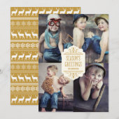 シーズングリーティングコラージュ |ホリデーフォトカード シーズンカード (正面/裏面)