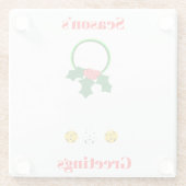 シーズングリーティングコースター ガラスコースター (裏面)