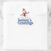 シーズングリーティングステッカー ラウンドシール (バッグ)