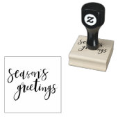 シーズングリーティングタイポグラフィラバースタンプ ラバースタンプ (押印)