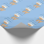 シーズングリーティングトナディブルー ラッピングペーパー (角)