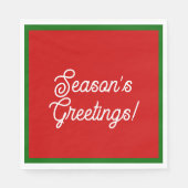 シーズングリーティングナプキンス スタンダードランチョンナプキン (正面)
