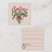 シーズングリーティングノートカード ノートカード (正面/裏面)