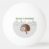 シーズングリーティングハリネズミ 卓球ボール (裏面)