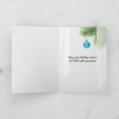 シーズングリーティングビーチウィンドウ カード (内部)