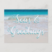 シーズングリーティングビーチクリスマスポストカード シーズンポストカード (正面)