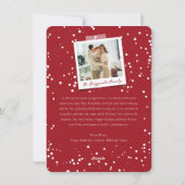 シーズングリーティングフェスティバル花モダン写真 シーズンカード (裏面)