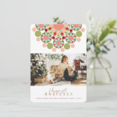 シーズングリーティングフェスティバル花モダン写真 シーズンカード (スタンド正面)