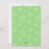 シーズングリーティングフォトオーナメントフラットカード シーズンカード (裏面)