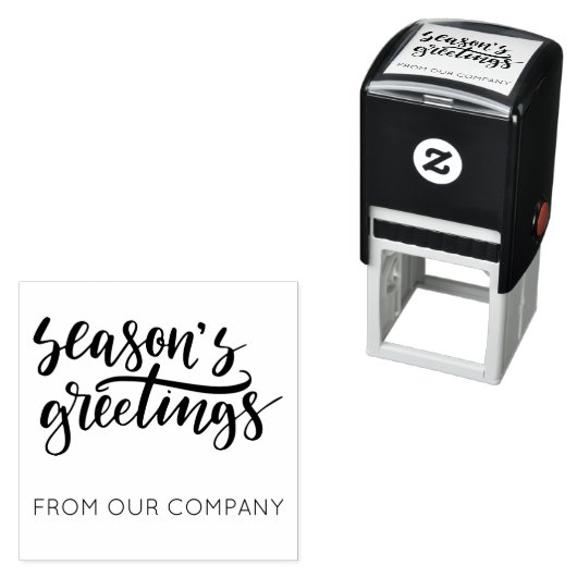 シーズングリーティングブラシタイポグラフィ事業 セルフインキングスタンプ (インサイチュ)