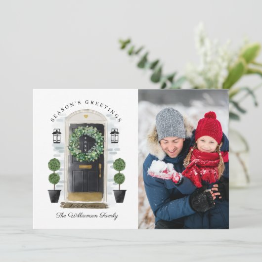 シーズングリーティングブラックウォーター色フロントドアフォト シーズンカード (スタンド正面)