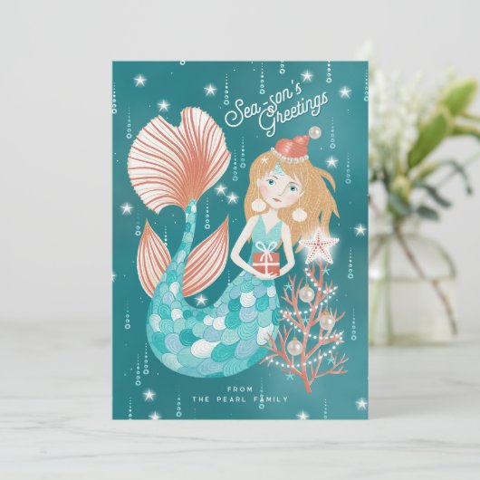 シーズングリーティングマーメイド シーズンカード (スタンド正面)
