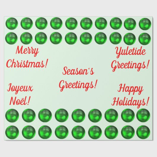 シーズングリーティングラッピング紙 ラッピングペーパー (フラット)