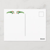 シーズングリーティングリースポストカード ポストカード (裏面)