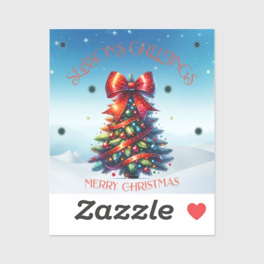 シーズングリーティング シール (シート)