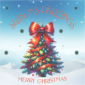 シーズングリーティング シール (正面)