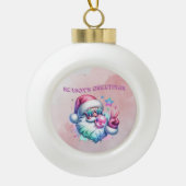 シーズングリーティング セラミックボールオーナメント (正面)