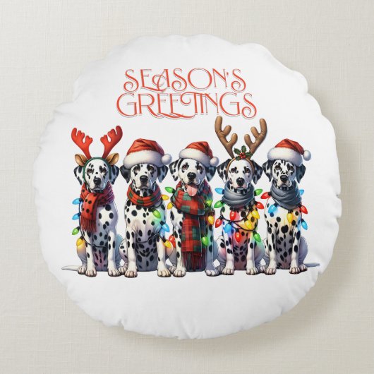 シーズングリーティング ラウンドクッション (正面)