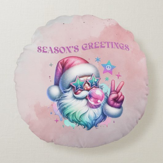 シーズングリーティング ラウンドクッション (正面)