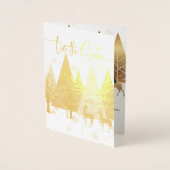 シーズングリーン金ゴールド企業の評価 箔カード (正面)